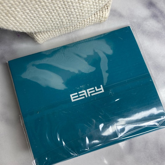 🆕 EFFY Blue SAPPHIRE necklace CZ on Silver Plated PENDANT CHAIN - Picture 8 of 8